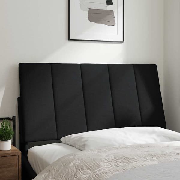 vidaXL hovedgærdehynde, sort, 100 cm, stof