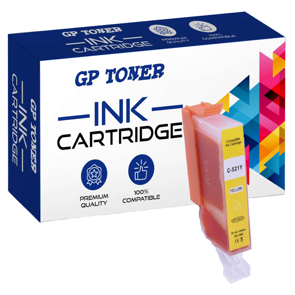 Muste Canon C521XL Y GP -laitteeseen