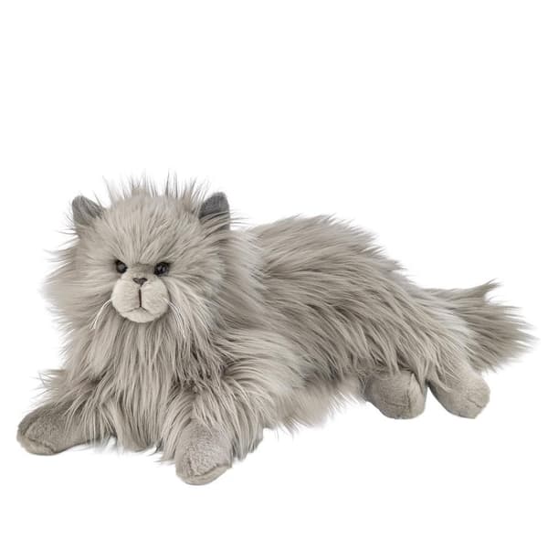 Persisk katt liggande grå 36 cm