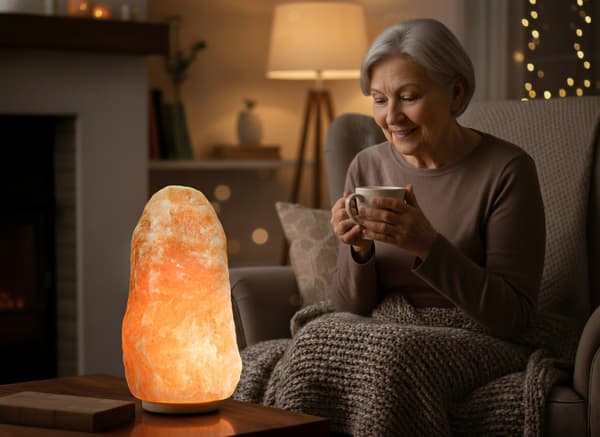 Saltlampe - stor + 28-33 cm