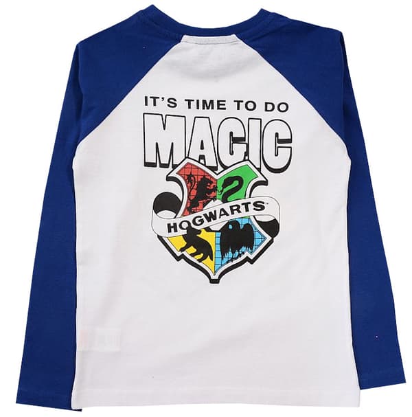 HARRY POTTER POJKBLUS LÅNGÄRMAD BOMULLSTRÖJA 158 D016Z