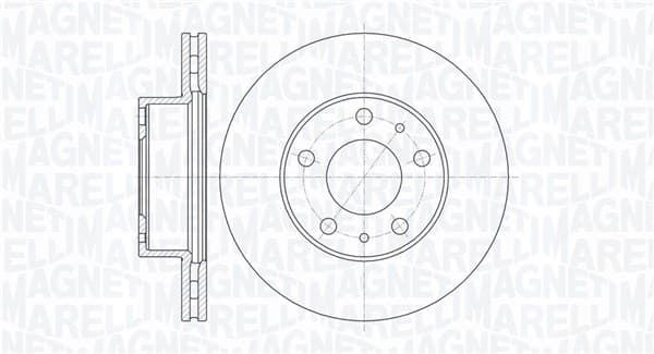 MM MBD0168 MAGNETI MARELLI FORBREMSESKIVE V/H