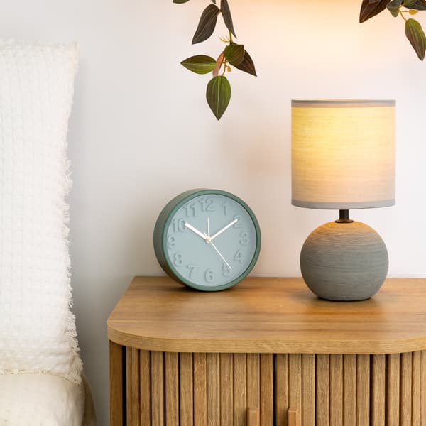 Timeo bordlampe, matgrå, 25 cm