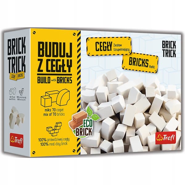 BRICK TRICK CASTLE BRICKS HVIDE 70