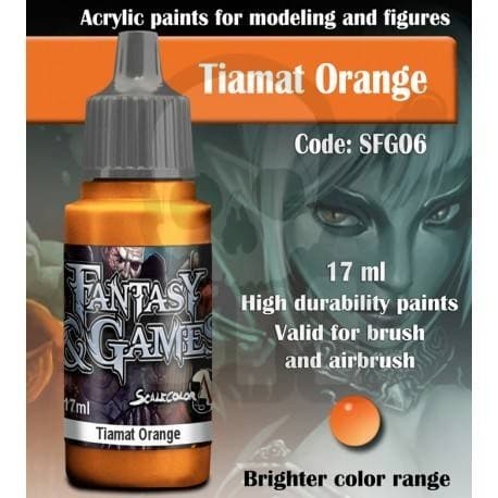 SFG-06-asteikon väri Tiamat Orange
