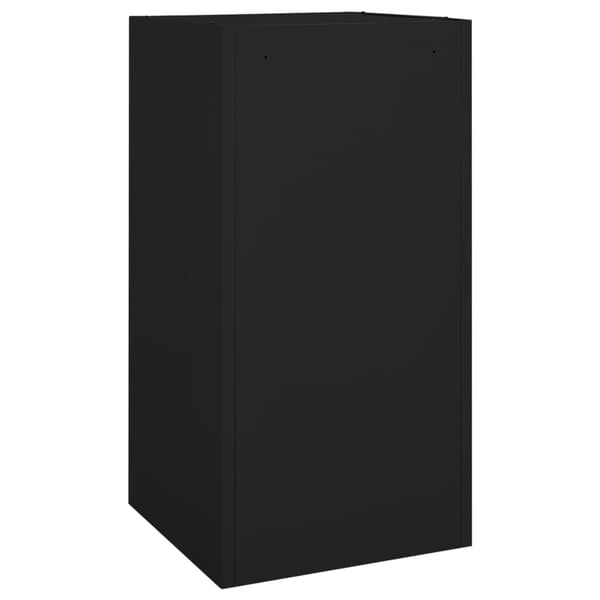 vidaXL sadelskab sort 53x53x105 cm stål
