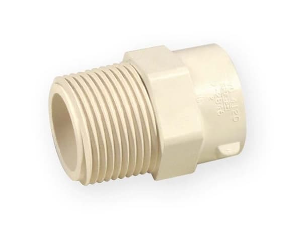 PVC-C 3/4" han/hun gevindnippel