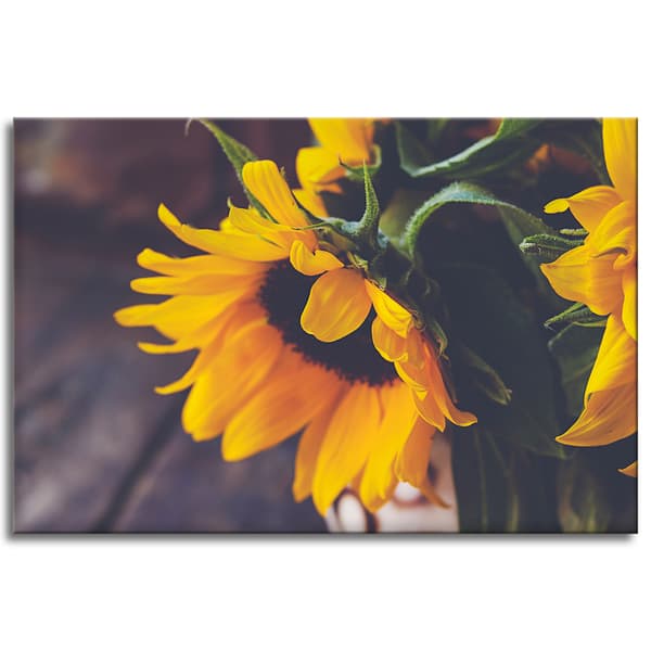 Canvastaulu Botany Auringonkukat 120x80 cm