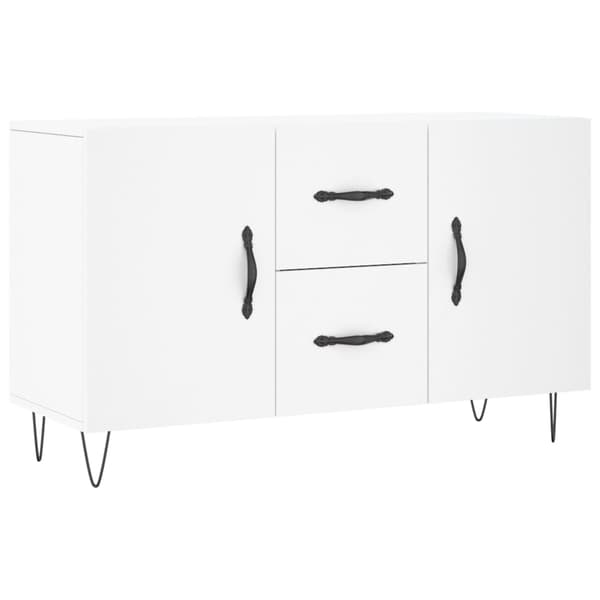 vidaXL Byrå, vit, 100x36x60 cm, träbaserat material