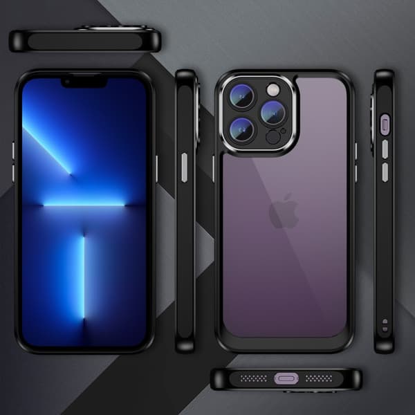 Fodral för iPhone 13 Pro, ERBORD Impact Guard, svart