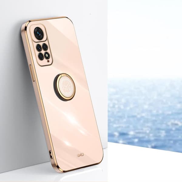 Fodral till Xiaomi Redmi Note 11 / 11S, Electro Ring, rosa