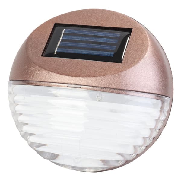 Automatisk solcellsdriven LED-trapplampa med skymningssensor