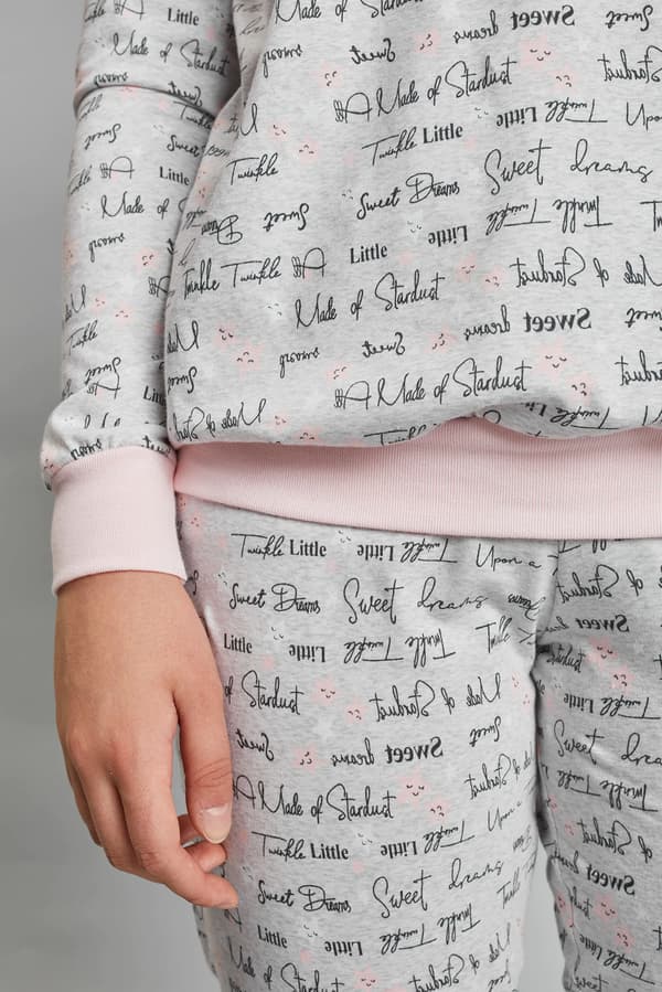 Olga flickpyjamas långärmad, långbyxor 4 år
