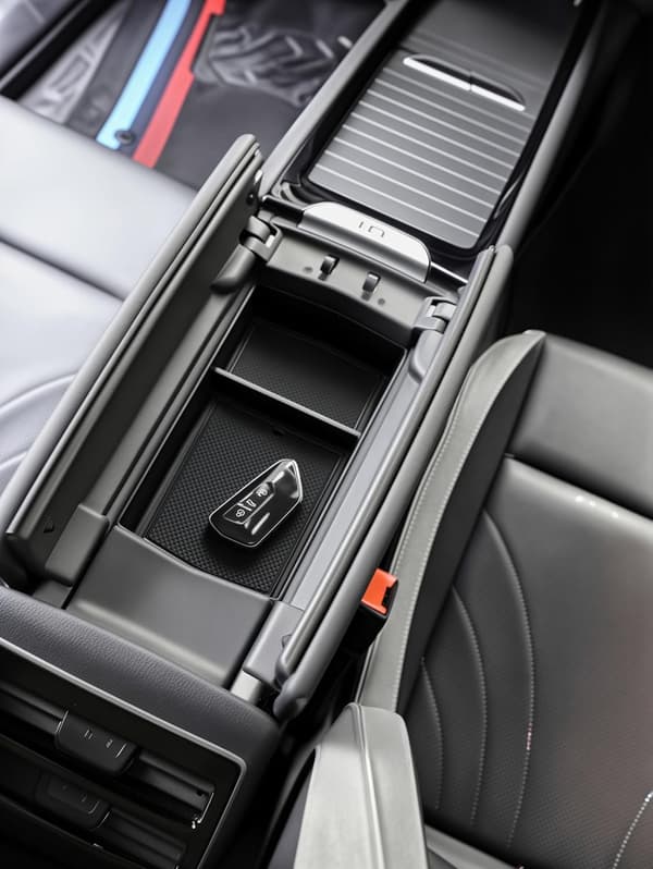 Bilorganisatör för Volkswagen ID.7 silikon mittkonsol