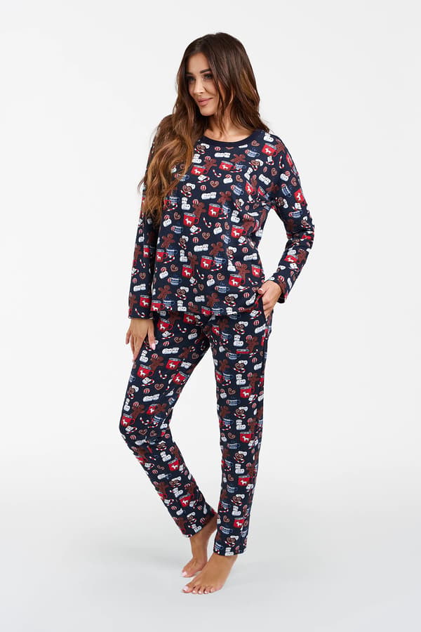 Cookies dampyjamas, långärmad, långbyxor, S