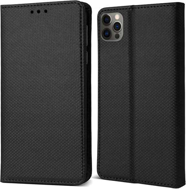 FODRAL till IPHONE 12 / 12 PRO MAGNET SMART BOOKFODRAL + GLAS