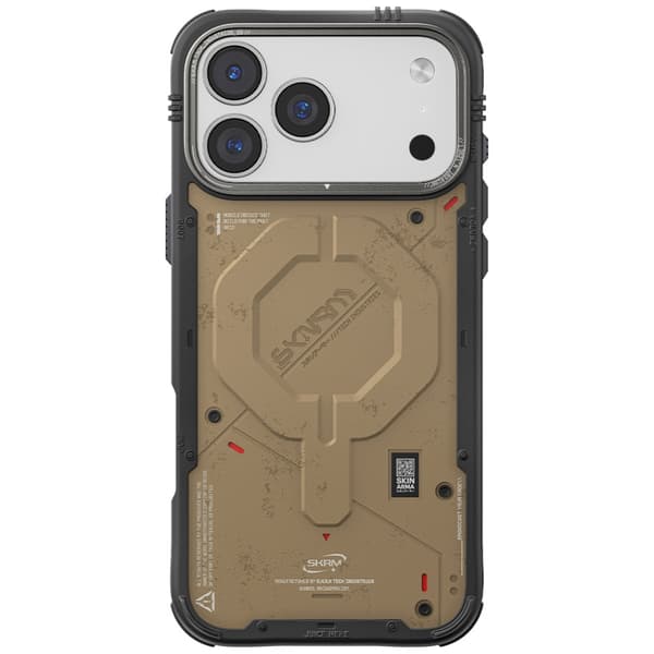 Skinarma Vigor MagSafe -kotelo iPhone 17 Pro Maxille, kivenharmaa