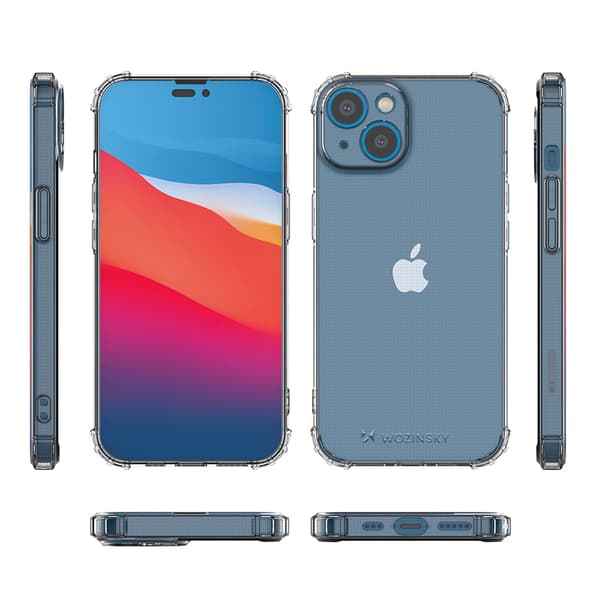 Pansret cover til iPhone 14 Plus Anti-Shock transparent