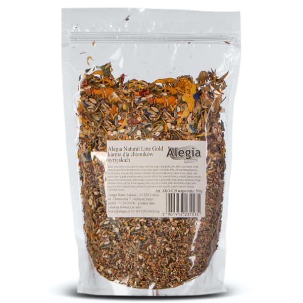 Alegia Natural Line Gold - foder til syriske hamstere 500g