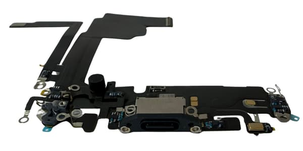 ORG Original USB-laddningskontakt demonterad för iPhone 15 Pro (Blå Titanium)