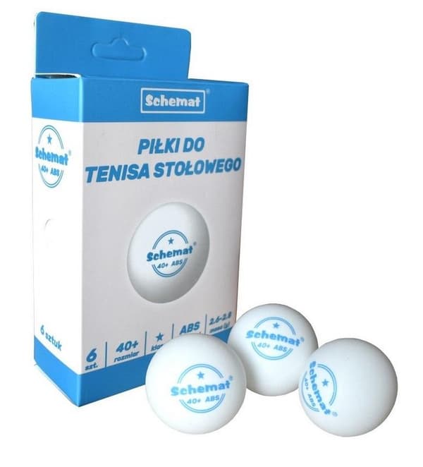 Pöytätennispallot 40+ ABS 6 kpl