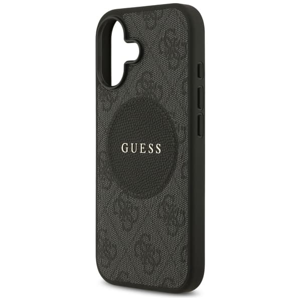 Guess 4G Circle Classic Logo MagSafe-etui til iPhone 17, sort
