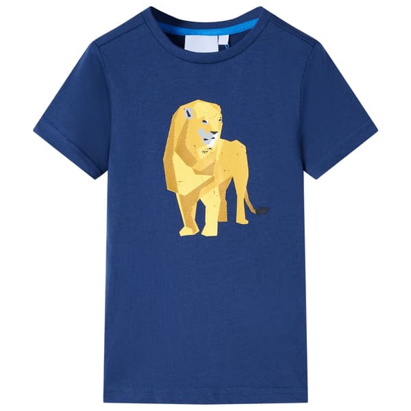 Børne-T-shirt, mørkeblå, 128