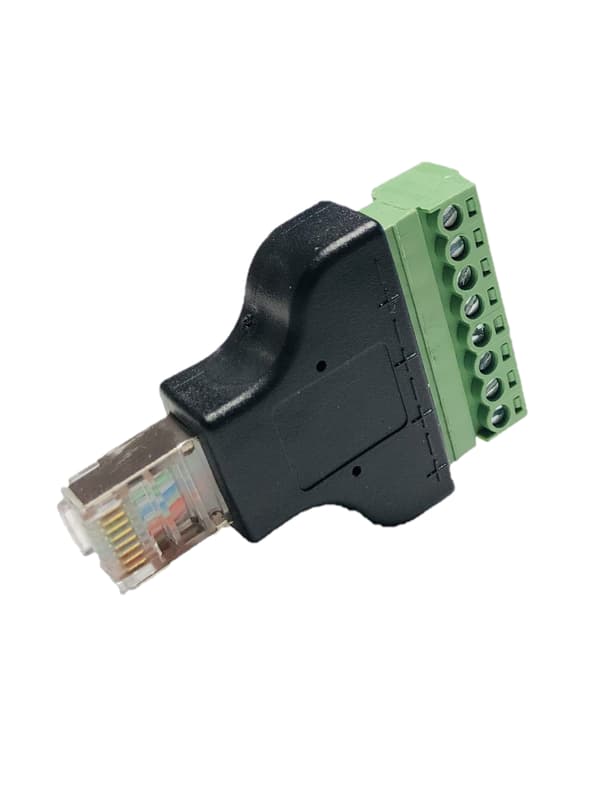 RJ45 5E UTP (8P8C) kontakt, 2 st, snabb montering.