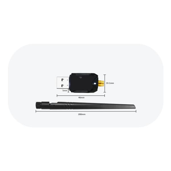 ZigBee USB-gateway med Home Assistant-antenne