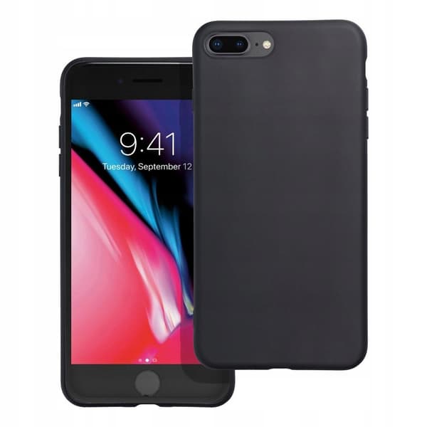 Etui til IPHONE APPLE 7+ /8+ / 7 PLUS/8 PLUS SILIKONE MAT BAGSIDER + GLAS