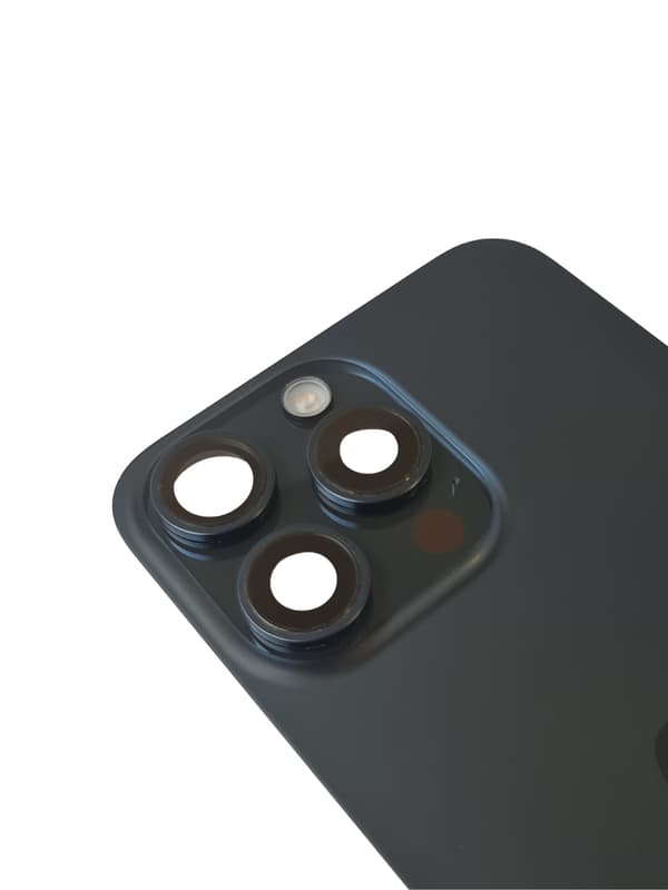 ORG Plecki Grade A original bakskal till Apple iPhone 15 Pro Max, blå