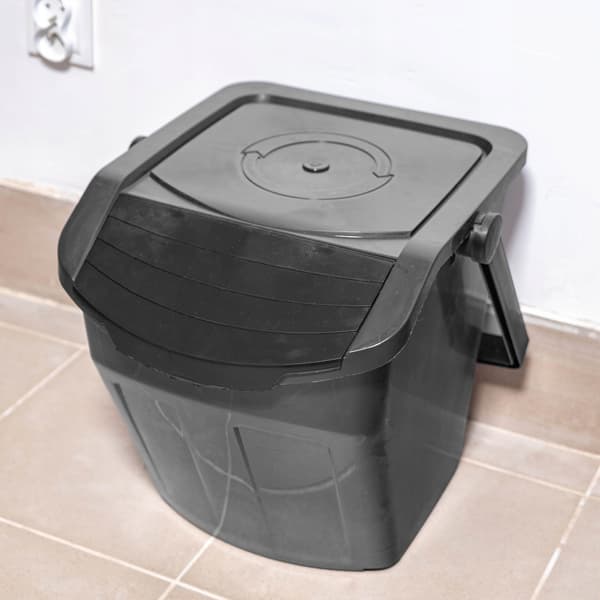 EcoBox 1 SVART avfallsbehållare