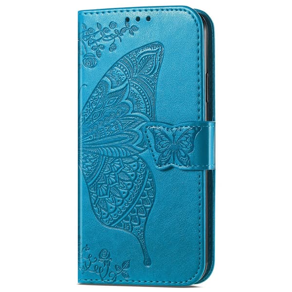 Realme 11 5G Flip-cover, Butterfly, Blå
