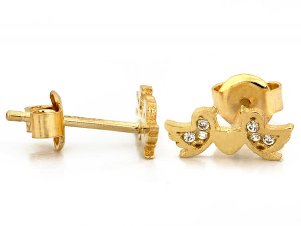 Elegante øreringe i 9k 375 guld til kvinder
