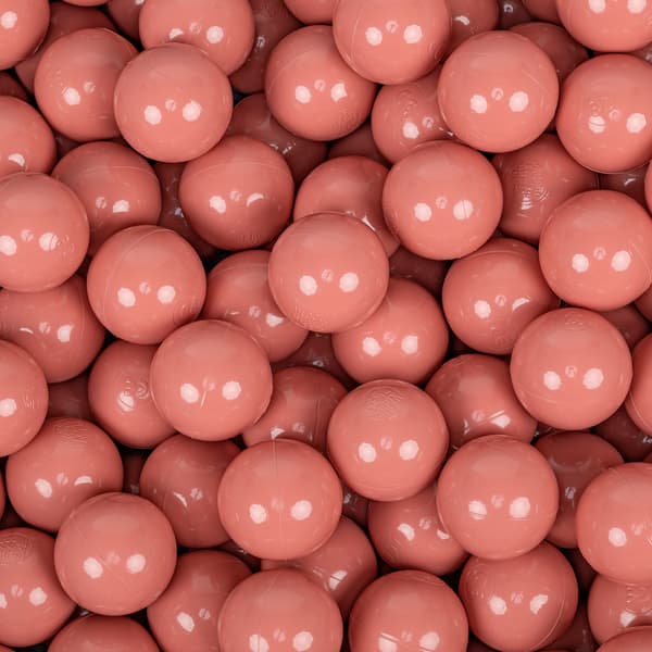 KiddyMoon plastikbolde 7 cm laks 100 legetøjsbolde sæt