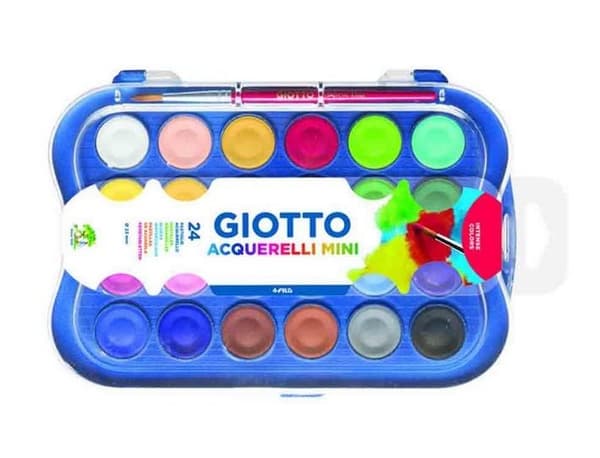 Vesiväritabletit 24 väriä GIOTTO