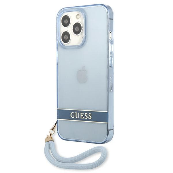 Guess Translucent Step-skal till iPhone 13 Pro / 13, Blå