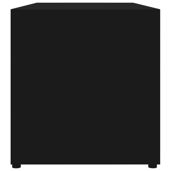 vidaXL TV-skab sort 80x34x36 cm spånplade