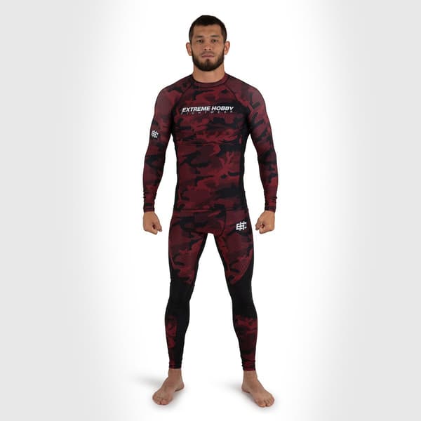 Herr långärmad rashguard HAVOC M KHAKI