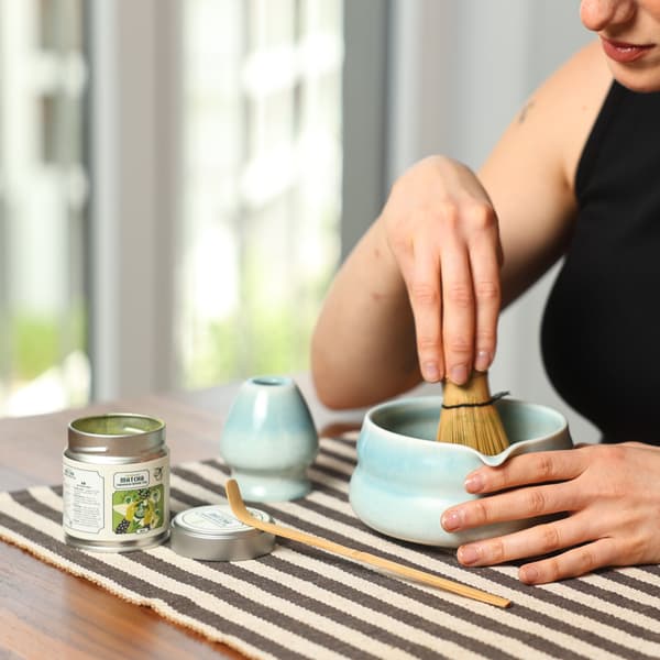Kai Keramisk Matcha Bryggesæt Kop og Stativ
