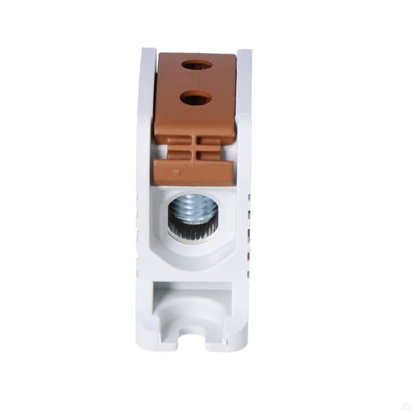 Gevindskinneforbindelse STB 50 Al/Cu 87310 simblok, brun