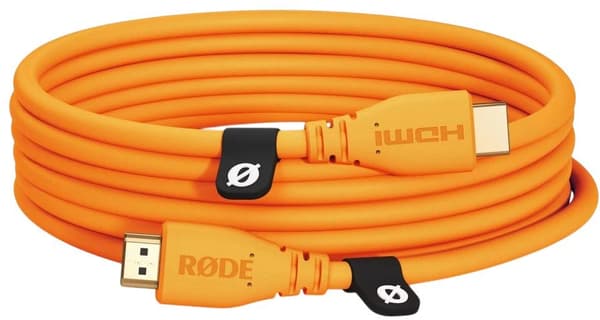 Rode HDMI-kabel 3 m orange (RODE HDMICABLE3M-O)