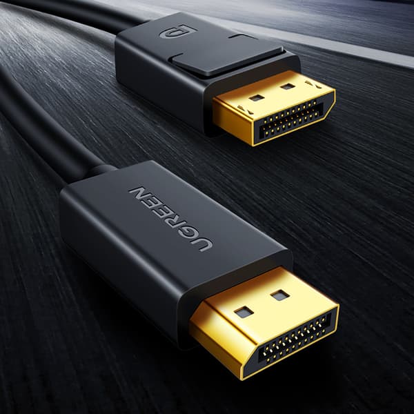 DisplayPort 4K 30Hz 5m sort kabel
