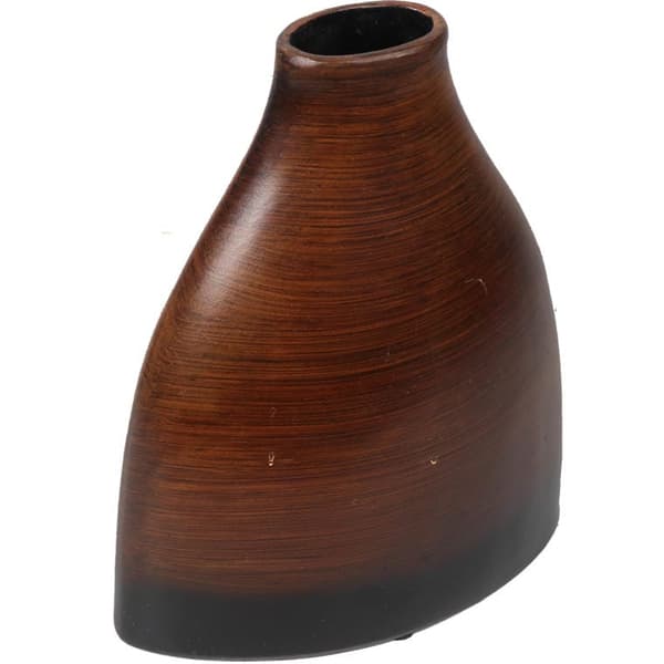 Brun keramikvas 19x10x22 cm