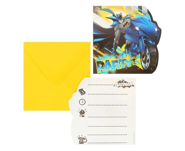Batman Rogue Rage -kutsut 6 kpl.