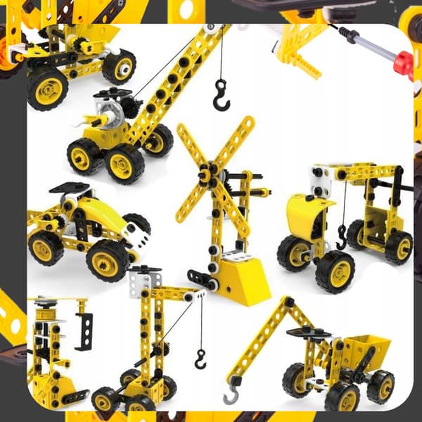 [pack][5] Byggklossar Fordon Mega Constructor 8in1 U472