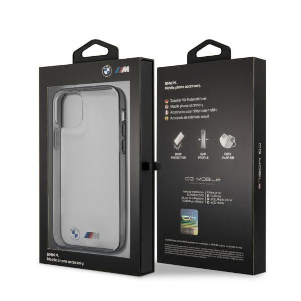 BMW Sandblast-etui til iPhone 12 Pro Max, gennemsigtig