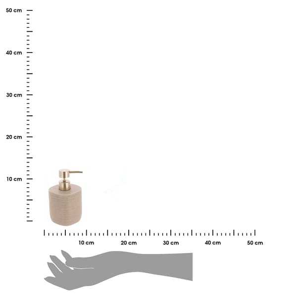 Neil 400ml beige sæbedispenser