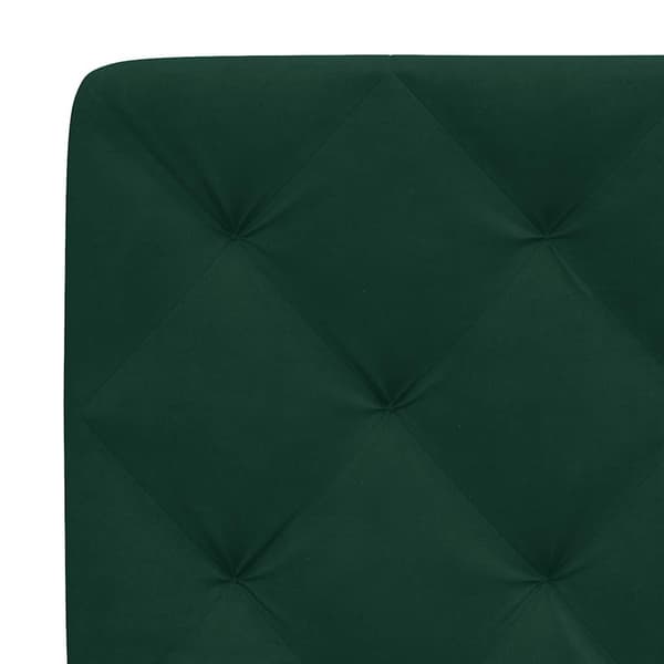 vidaXL Sängynpäädyn tyyny, tummanvihreä, 90 cm, sametti