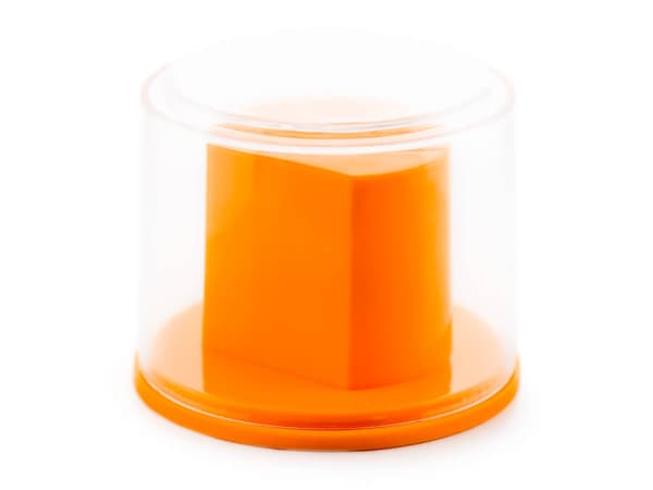 Gaveæske til ur - plast orange